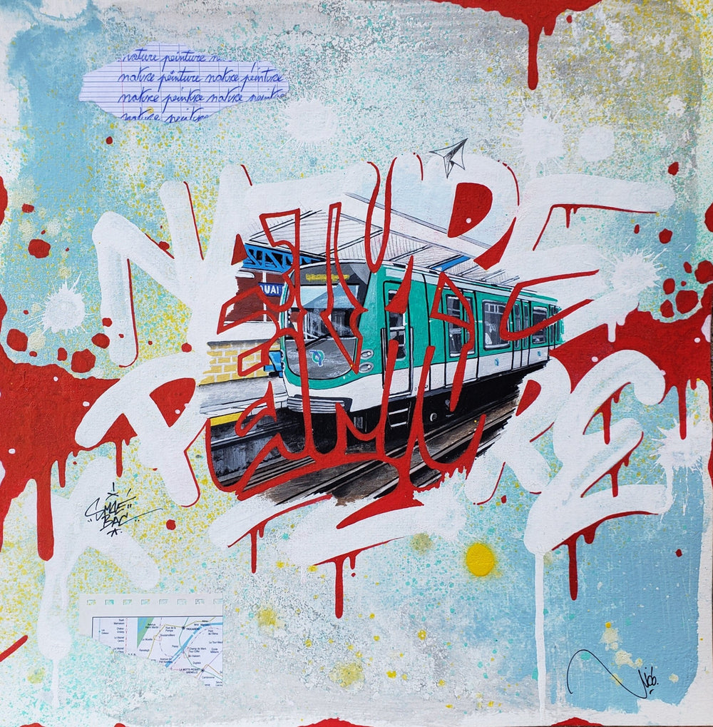 dessin & collage Ludo Lassalle