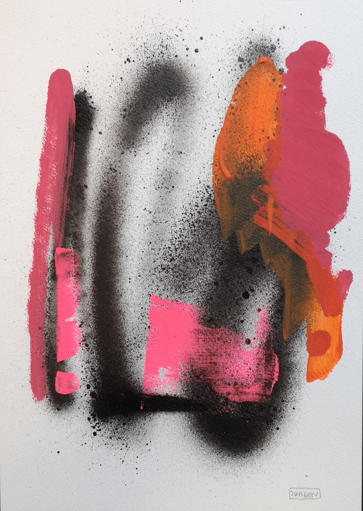 Peinture abstraite de Jorgen Andreas - Nightime Gallery
