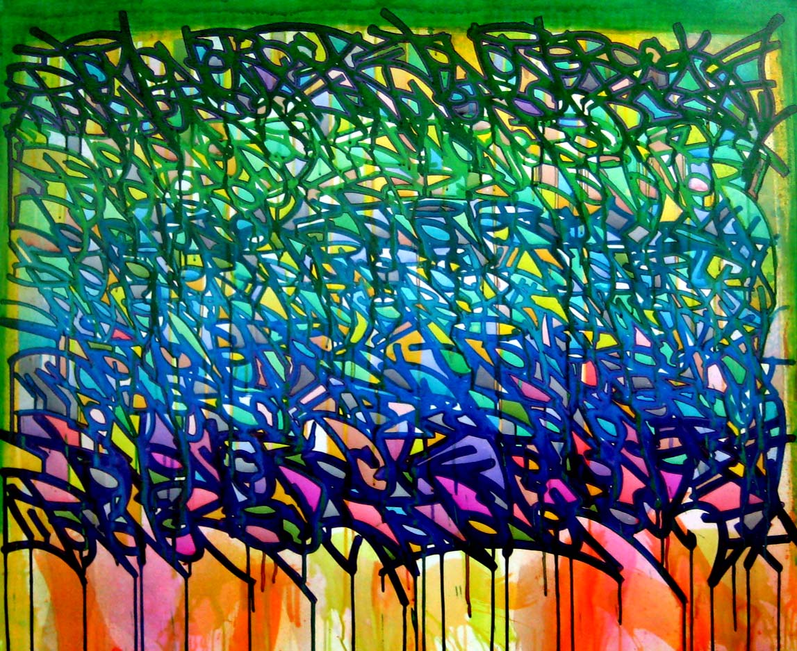 Tableau Street art - Nightime Gallery