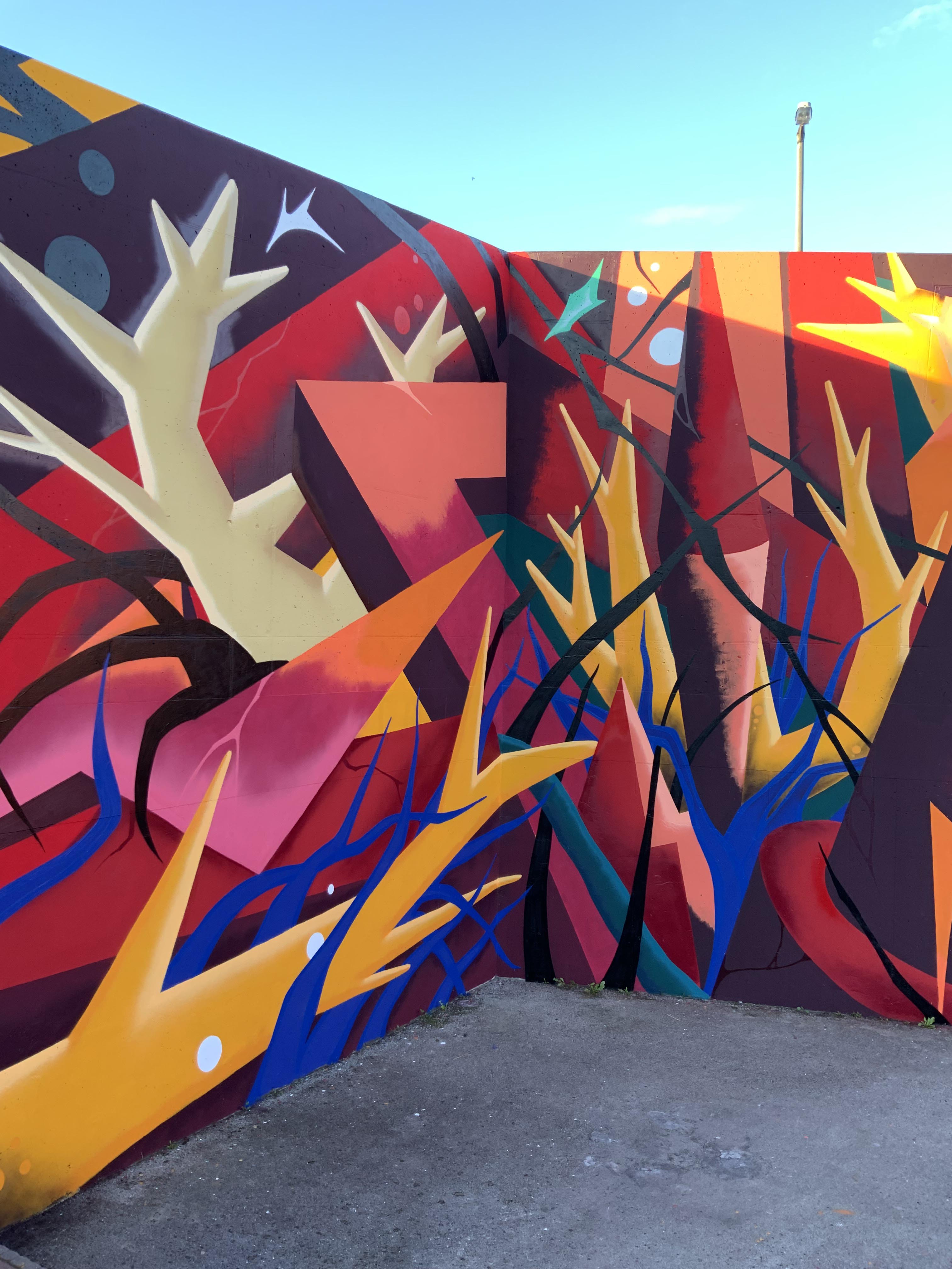 Mur art urbain Meyso