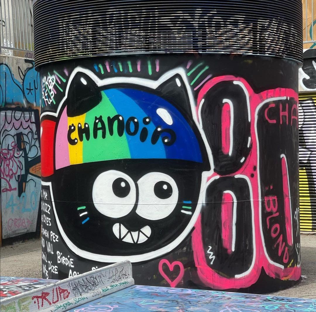 Mur Chanoir graffiti