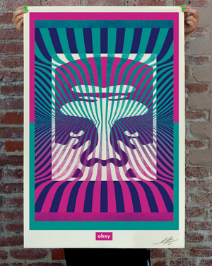 OBEY - Op Art Icon Offset Lithograph